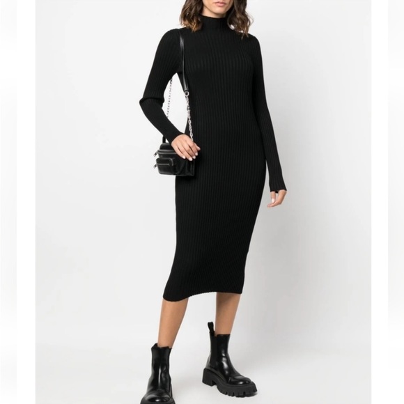 H&M Ribbed Midi Dress - Picture 2 of 10